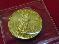 (1) 1990(MCMXC)  1oz GOLD $50