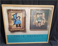 David Hockney 1988 Retrospective poster