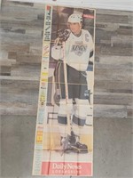 Life-size 1989 Wayne Gretzky Daily News poster