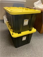 2.  27 gallon storage totes