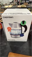 CHEFMAN RAPID-BOIL 1.8 L DIGITAL KETTLE - NIB