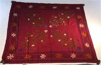 EMBROIDERED SILK SUZANI CLOTH