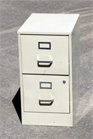 Good Condition 2 Drawer Metal File Cabinet