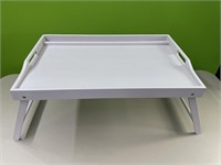 Light grey bed tray