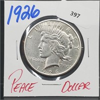 1926 90% Silver Peace $1 Dollar