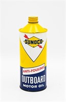 SUNOCO OUTBOARD MOTOR OIL U.S. QT CONE TOP CAN