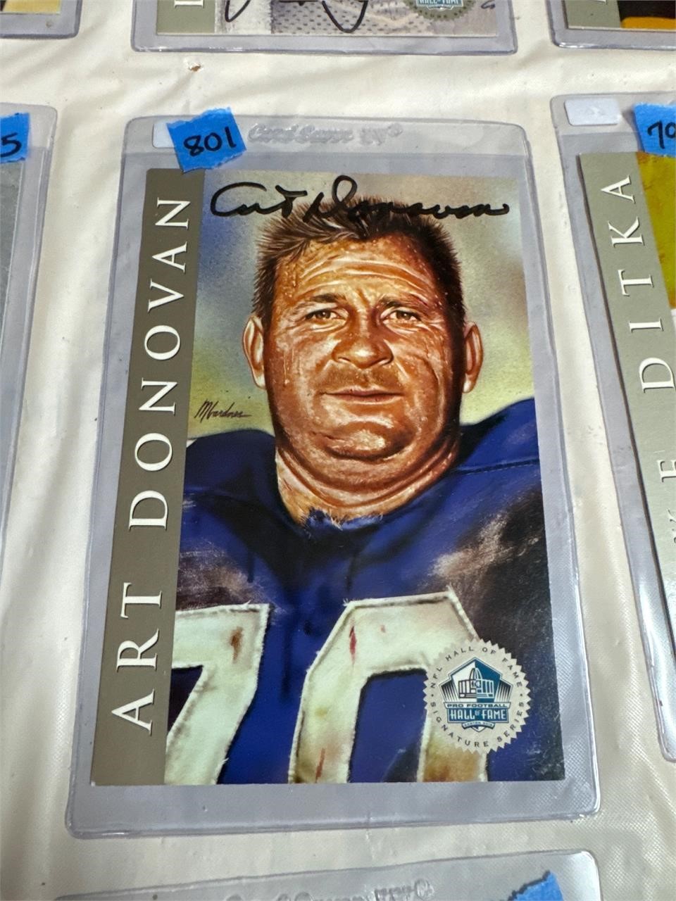 HOF Card-Art Donovan-Signed