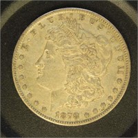 US Coins 1878-S Morgan Silver Dollar, circulated