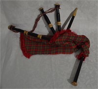 Working Miniature Bag Pipes Approx. 17"