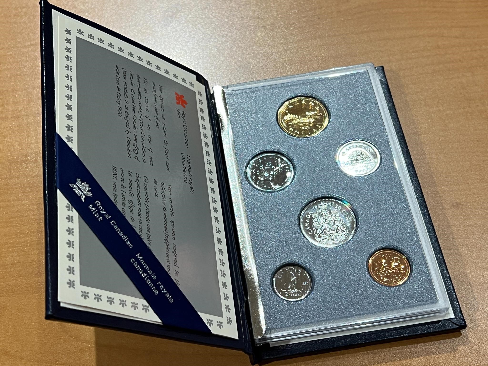 1990 Cdn Specimen Coin Set