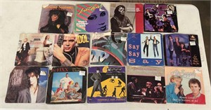 (14)"45" RPM RECORDS W/SLEEVES-ASSORTED