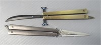 (2) Folding knives.