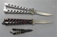 (3) Folding knives.