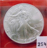 2002 Silver Eagle, BU .999