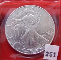 1999 Silver Eagle, BU .999