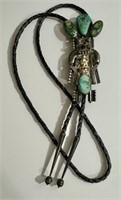 Vintage John Larson Navajo Bolo Tie 925 Silver