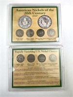 (2) American Nickels of 20th Century Sets