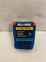 (48x bid)Blu-Mol 18pc 2" #2 Screwdriver Bits