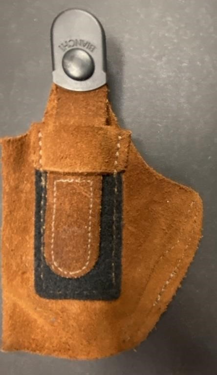 BROWN SUEDE GUN HOLSTER