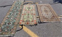 3 PATTERNED RUGS