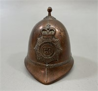 Bermuda Police replica miniature brass helmet