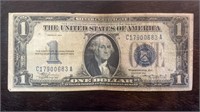 1934 Silver Certificate One Dollar Bill