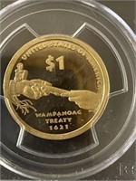 2011 $1.00 WAMPANOAG COIN
