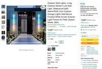 W8136  Outdoor Modern LED Wall Lights - 60in 2pack