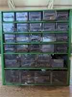 25 Drawer Metal Hardware Box with Useful & Unique