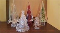 Glass Christmas Trees