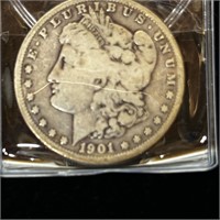 1901 - S Morgan Silver $ Coin