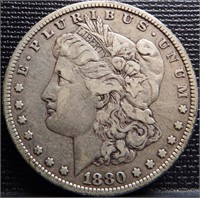 1880 Morgan Silver Dollar - Coin