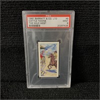 PSA 9 Cattle Towns 1961 Barratt & Co. Card