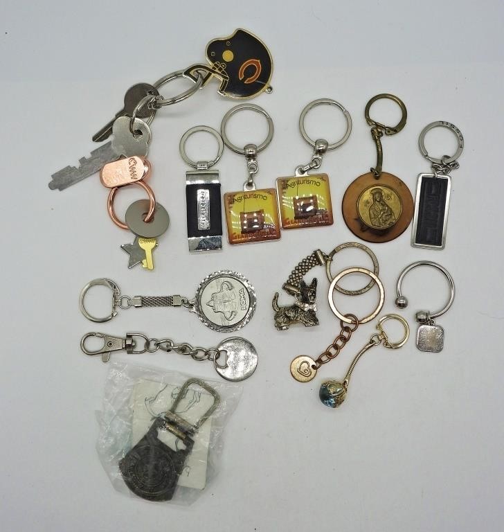 MISC KEYCHAIN LOT SEE DETAILS