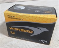 Full case of Callaway 2.0 Warbird golf balls.