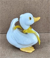 Homco White Duck W/ Yellow Ribbon