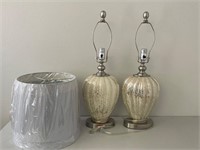Lamps with New Shades 25”