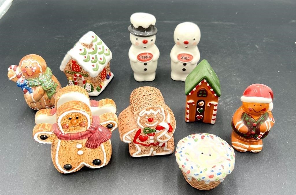 Gingerbread  collectible Salt & Pepper shakers