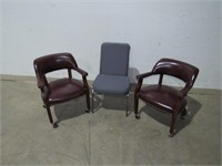 (Qty - 3) Office Chairs-