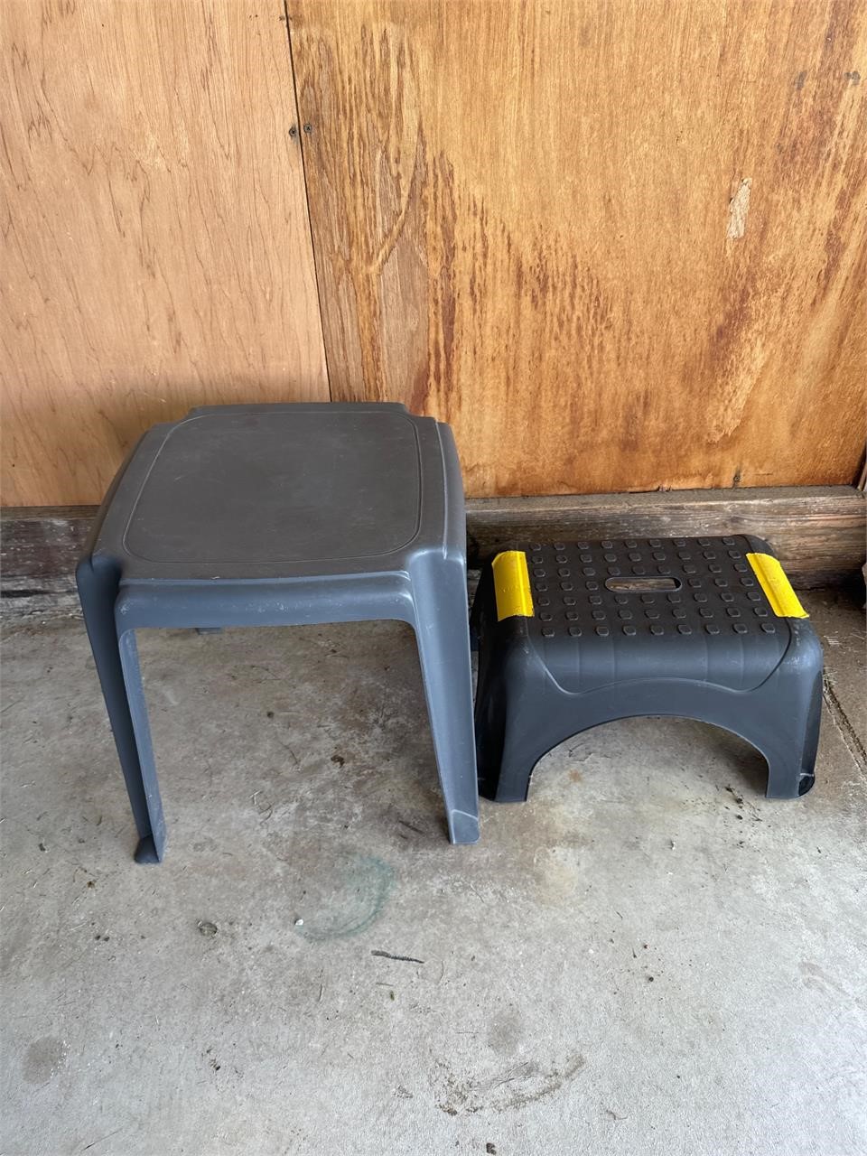 Small Table and Step Stool