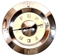 Ford Hubcap Clock