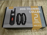 NVK TC-16 dog training collar with two receivers.
