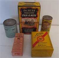 (5) Old Farm Remedy boxes with great graphics