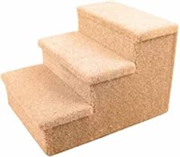 PENN PLAX 3 STEP CARPETED PET STAIRS 12.75IN HIGH