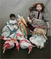 Box-6 Dolls, Assorted Sizes Styles Sizes