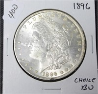 1896 MORGAN DOLLAR CHOICE BU