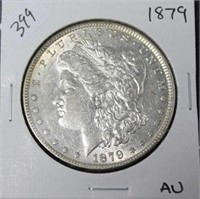1879 MORGAN DOLLAR  AU
