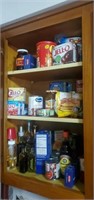 Shelf lot of food