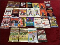 25 Various Sports Card Packs - Sealed