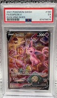 2021 Pokemon SWSH FA/Espeon V Evolving Skies PSA